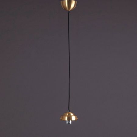 Pendelleuchte Acorn Small Armatur Vintage Schnür Gerundet in Messing