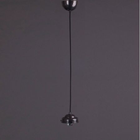 Pendelleuchte Deco Plain Armatur Vintage Schnür Gerundet in Bronze