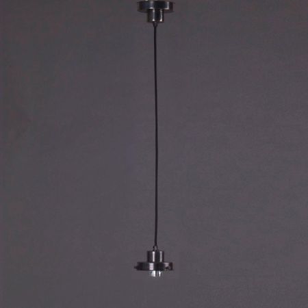 Pendelleuchte Deco Plain Armatur Vintage Schnür Kantig in Bronze