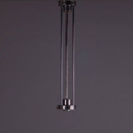 Empire Hängelampe Vintage High Armatur Empire in Nickel Matt