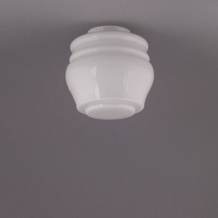 Deckenlampe Flower Bud Deckenplatte Kantig  in Nickel Matt