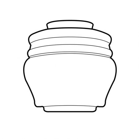 Deckenlampe Flower Bud Deckenplatte Recht  in Nickel Matt