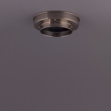 Deckenlampe Frontier Deckenplatte Kantig  in Nickel Matt