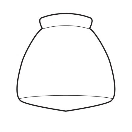 Deckenlampe School Globe Deckenplatte Kantig  in Nickel Matt