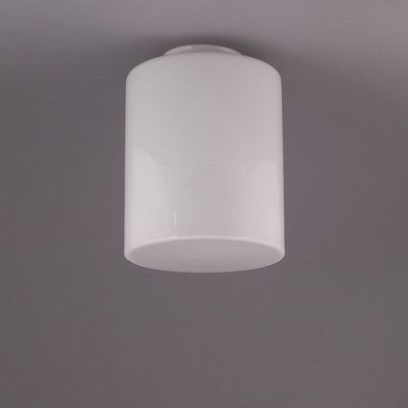 Deckenlampe Cylinder Deckenplatte Recht  in Nickel Matt