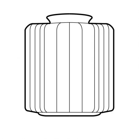 Deckenlampe Thalia Deckenplatte Gerundet  in Nickel Matt