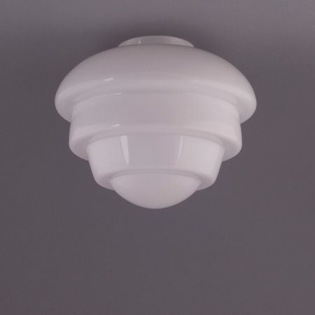 Deckenlampe Citrus Small Deckenplatte Kantig  in Nickel Matt