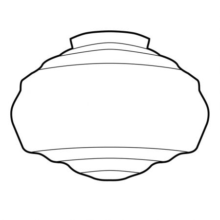 Deckenlampe Alfons Deckenplatte Recht  in Nickel Matt