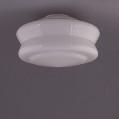 Deckenlampe Big Toll Deckenplatte Gerundet  in Nickel Matt