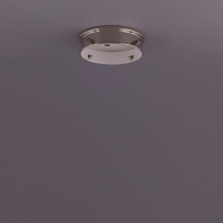 Deckenlampe Bakery Deckenplatte Recht  in Nickel