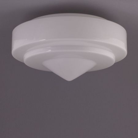 Deckenlampe Pointy Stairs Deckenplatte Gerundet  in Bronze