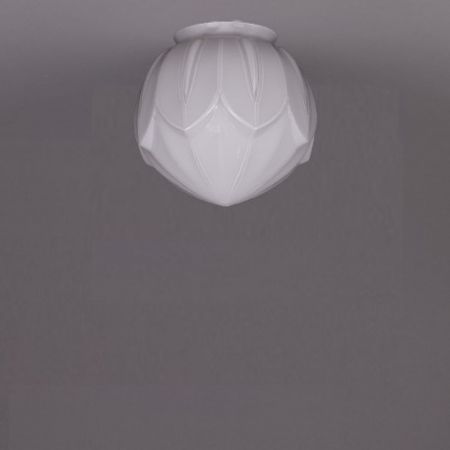 Deckenlampe Lotus Deckenplatte Kantig  in Bronze