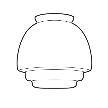 Tischlampe Deco Plain Armatur kantig  in Nickel