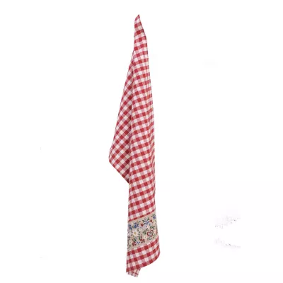 Clayre & Eef Küchentuch rot kariert 50*85cm