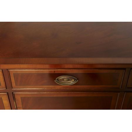 3-Türiger Sideboard in Mahagoni