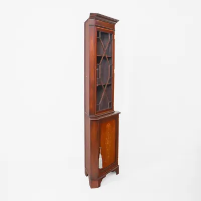 Eckschrank Mahagoni  Edwardian 
