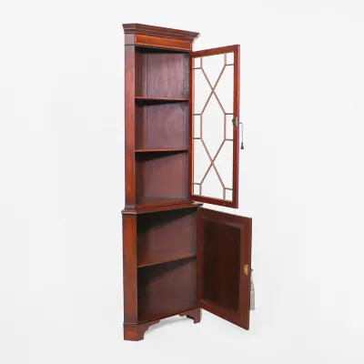 Eckschrank Mahagoni  Edwardian 