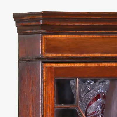 Eckschrank Mahagoni  Edwardian 