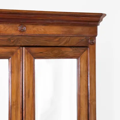 Kleiderschrank Antik aus Nussbaum – Louis Philippe um 1840