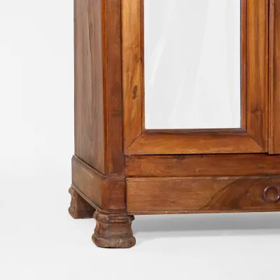 Kleiderschrank Antik aus Nussbaum – Louis Philippe um 1840