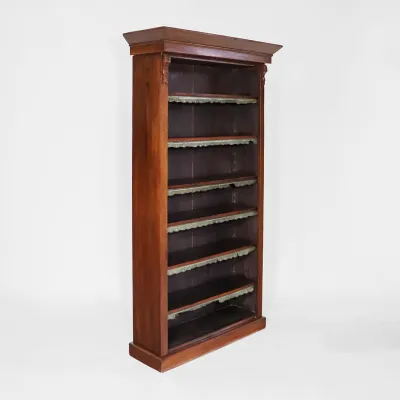 Victorian Style Open Bookcase