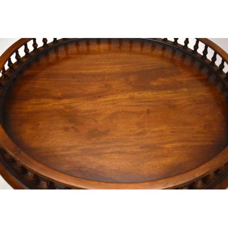 Antiker George III Stil Mahagoni Wein Tisch