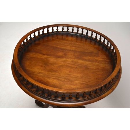 Antiker George III Stil Mahagoni Wein Tisch