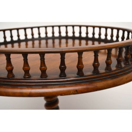 Antiker George III Stil Mahagoni Wein Tisch