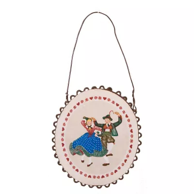 Clayre & Eef Gemälde "Pärchen" 9*11cm
