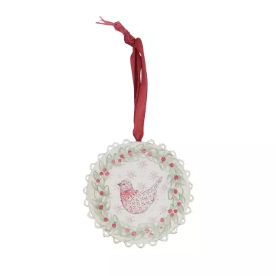 Clayre & Eef Gemälde "Vögelchen" 9*9cm