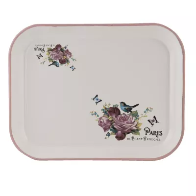 Clayre & Eef Tablett groß 41x33x3 cm