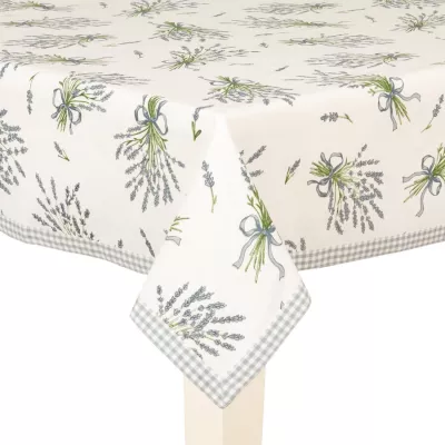 Clayre & Eef Bouquet De Lavande Tischdecke ca. 150 x 150 cm Bouquet de Lavande