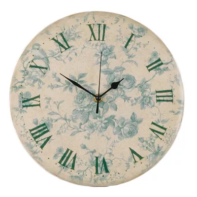 Clayre & Eef Wanduhr Rund Ø 27,5 cm