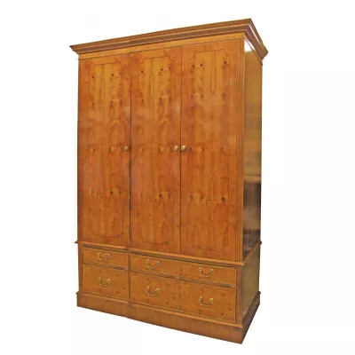 3 Door 6 Drawer Wardrobe