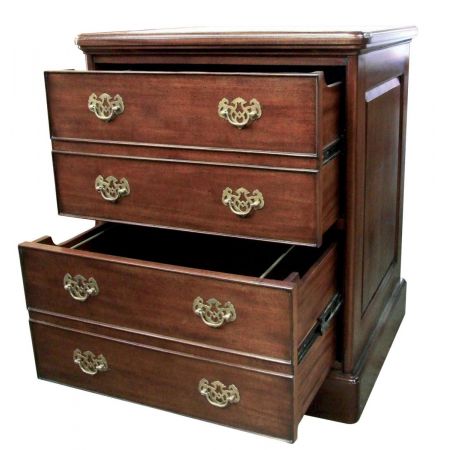 Englischer Mahagoni Aktenschrank