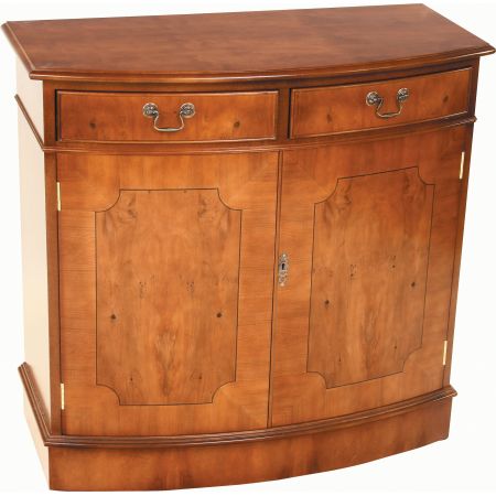 Bowfront Sideboard mit 2 Schranktüren