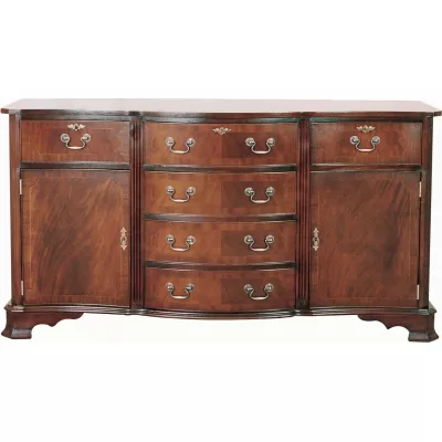 Hepplewhite Serpentine Sideboard Mahagoni