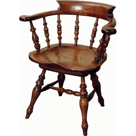 Traditioneller Smokers Bow Swivel Chair