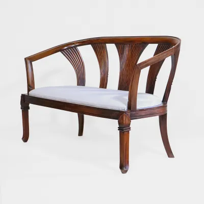 Viktorianische Sofa aus Holz