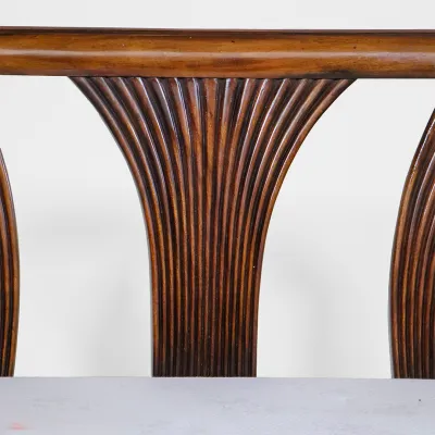 Viktorianische Sofa aus Holz