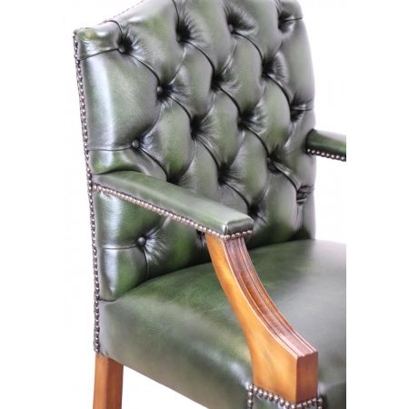 Chesterfield Bürostuhl "Belmond" in Birch Antique Green - sofort lieferbar