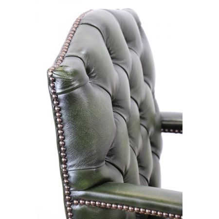 Chesterfield Bürostuhl "Belmond" in Birch Antique Green - sofort lieferbar