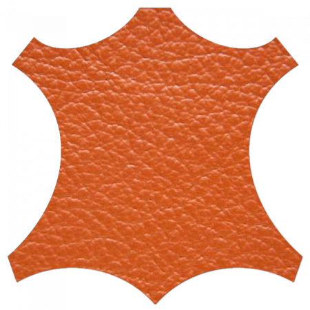 Lederprobe Birch Burnt Orange