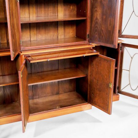 Edwardian Breakfront Bookcase