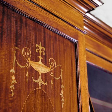 Edwardian Breakfront Bookcase