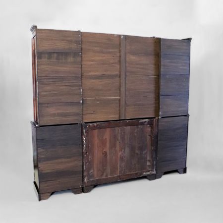 Viktorianischer Breakfront Bücherschrank