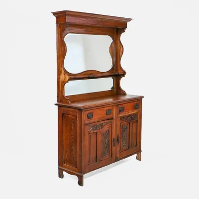 Victorian Mirro Back Sideboard