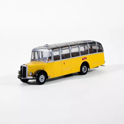 Saurer L4C 1959, Schweizer Postbus in Gelb