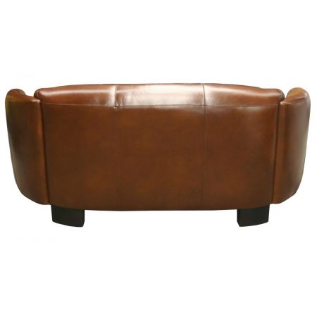 "Anna" Clubsofa 3-Sitzer Vintage Leder