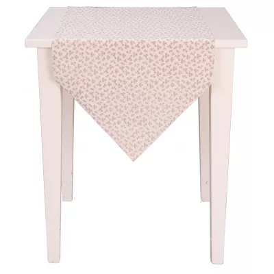 Clayre & Eef Tischläufer Spitz beige 50*160cm